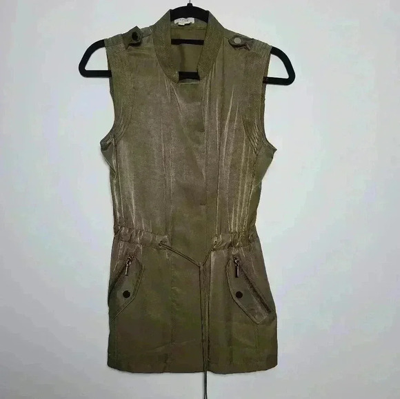 A. Moss Green Jacket & Vest combo Size XSmall - Picture 4 of 16